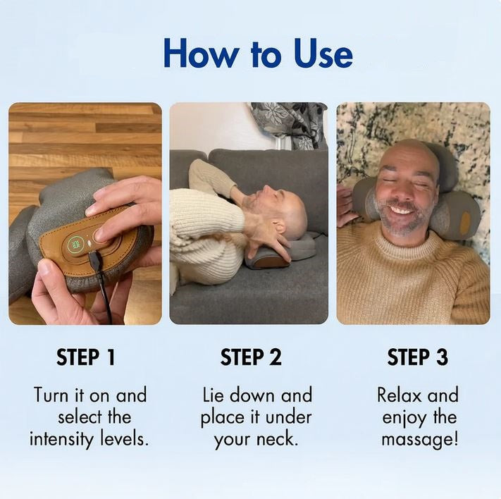 AllayPro 3 in 1 Neck Massage Pillow